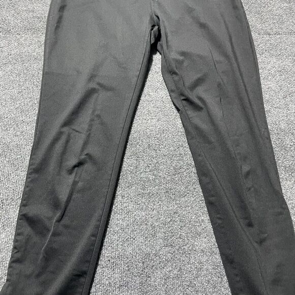Nike Dri-Fit Track Pants Mens Small Black Zip Ankle 24 Logo Training 588501-010 - Picture 3 of 12